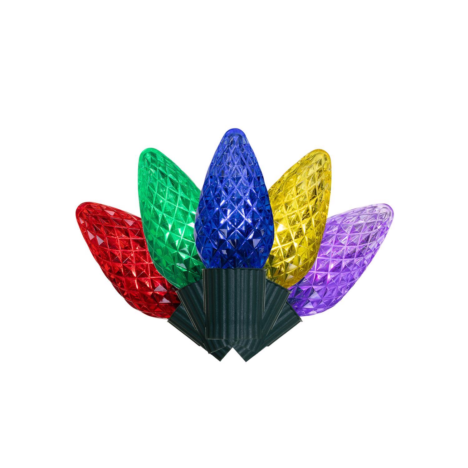 Celebrations Classic LED C9 Multicolored 75 ct String Christmas