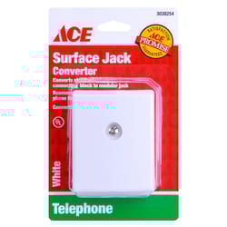 Ace 1-Jack Phone Jack Surface-Mount