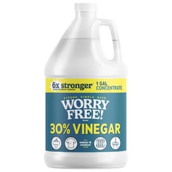 Worry Free Non-Scented Scent Concentrated All Purpose Cleaning Vinegar Liquid 1 gal