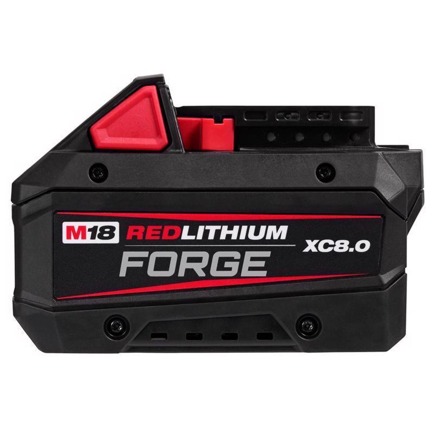 Ace Hardware Milwaukee M18 RedLithium Forge 8 Ah Lithium-Ion XC8.0 Battery Pack 1 pc