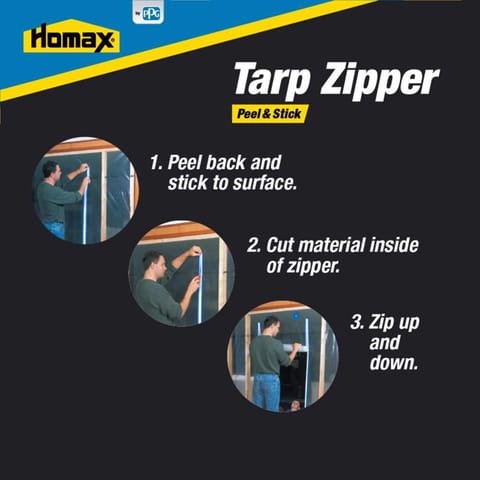 Homax CinchTite Tarp Zipper Mfr# 3142 - Ace Hardware