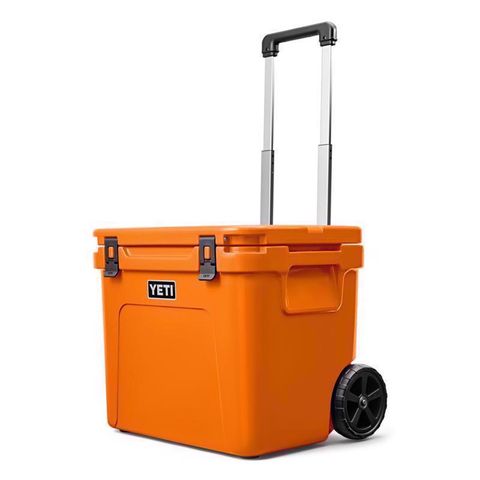 YETI Roadie 60 King Crab Orange 60 qt Roller Cooler Mfr