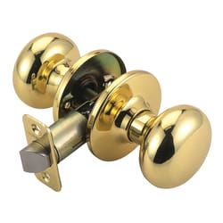 Design House Cambridge Polished Brass Passage Door Knob