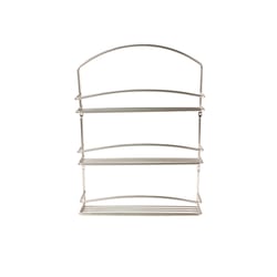 Spectrum Euro 16 in. H X 3 in. W X 11.5 in. L Satin Nickel Silver Spice Organizer