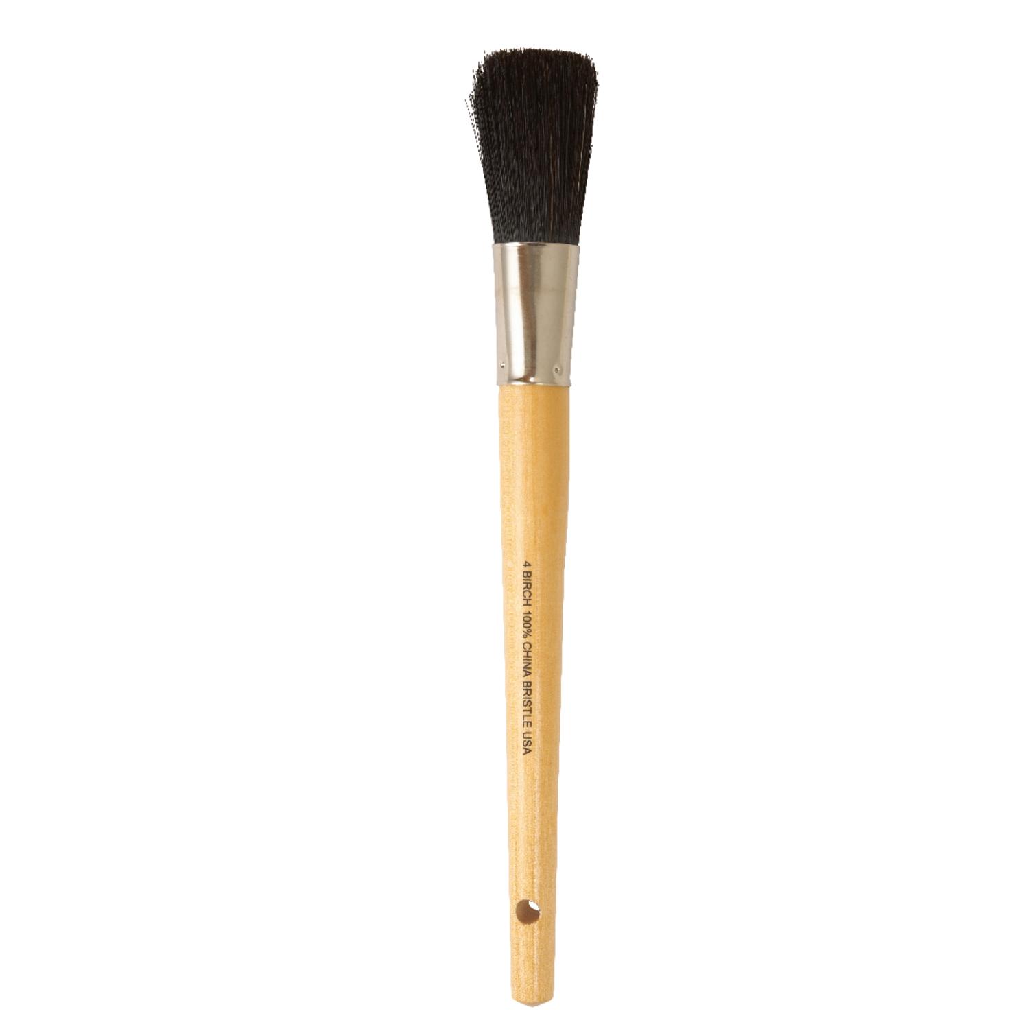 Birch Brush No. 4 Oval Paint Brush