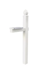 Architectural Mailboxes Whitley 57 in. White Plastic Mailbox Post