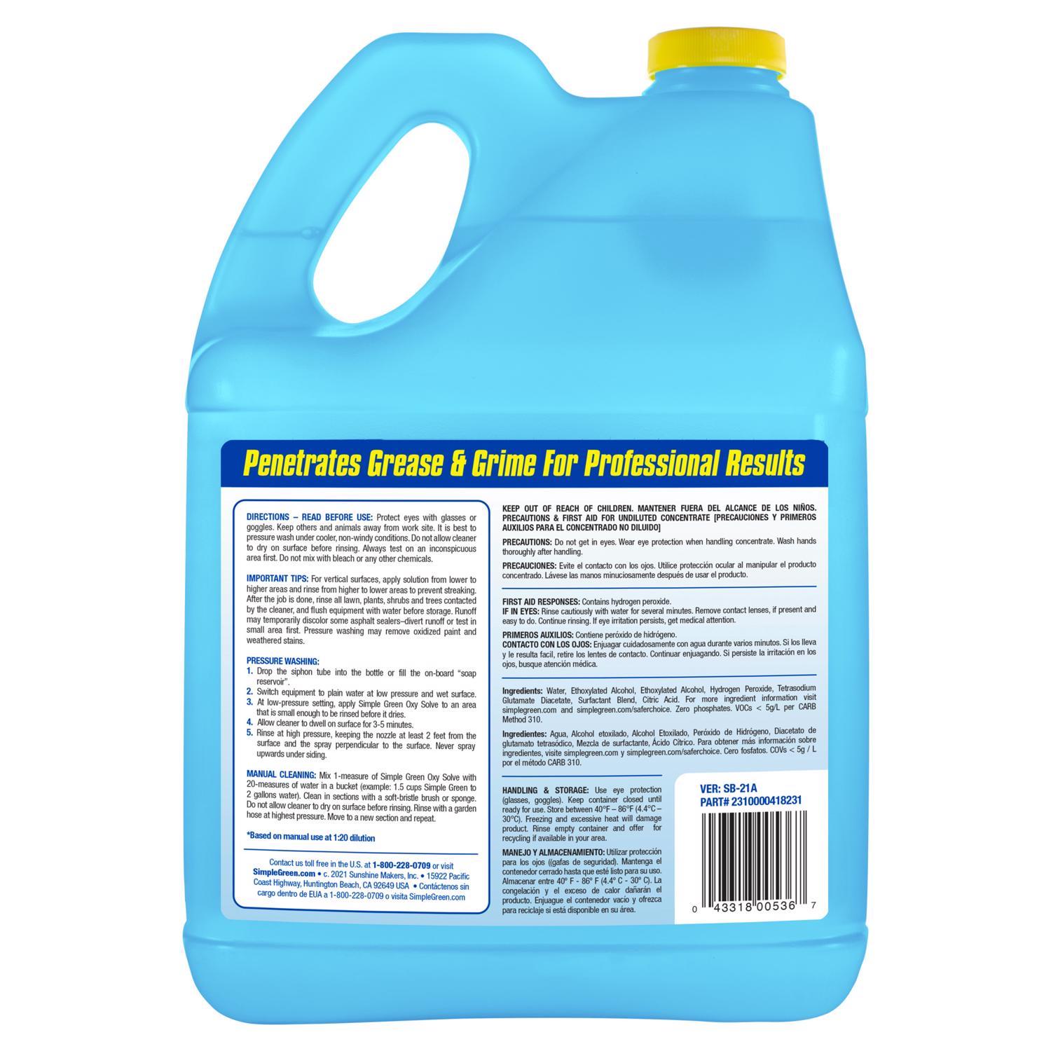 Simple Green Oxy Solve Deck and Fence Cleaner - Thumbnail 3