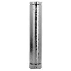 Selkirk 4 in. D X 12 in. L Aluminum/Galvanized Steel Round Gas Vent Pipe