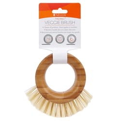 Full Circle The Ring 2.7 in. W Medium Bristle 2.7 in. Bamboo Handle Vegetable Brush