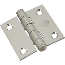 National Hardware 2 in. L Stainless Steel Door Hinge 2 pk
