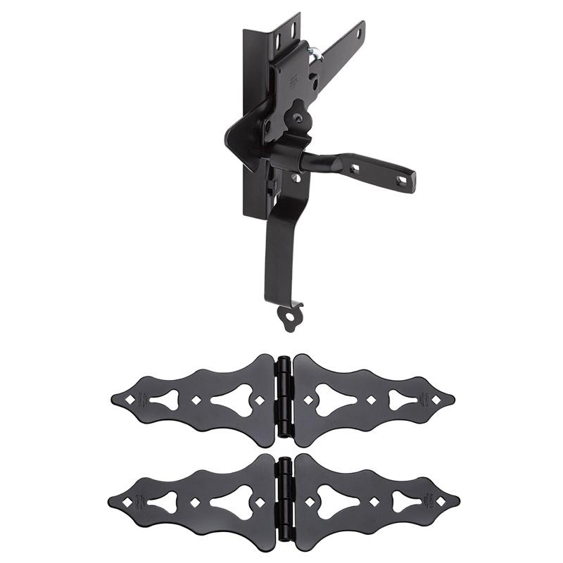 National Hardware Black Steel Gate Hardware Kit 1 pk Mfr# N109-015