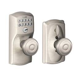 Schlage FE Series Satin Nickel Electronic Keypad Entry Lock