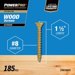 Stainless Steel Decking Screws,Torx/Star Drive Flat Head Multi Purpose Wood Screws 4 2 45 Qty 250 Pcs