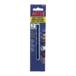 ARTU 1/4 in. X 4-1/8 in. L Tungsten Carbide Tipped Drill Bit Straight Shank 1 pc