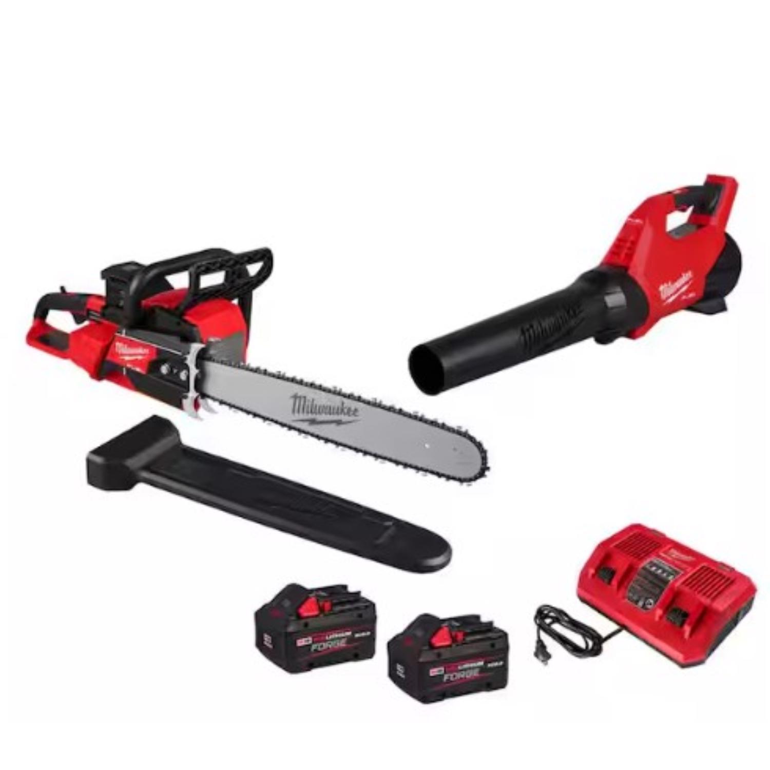 M18 FUEL Dual Battery 20 in Chainsaw w Leaf Blower