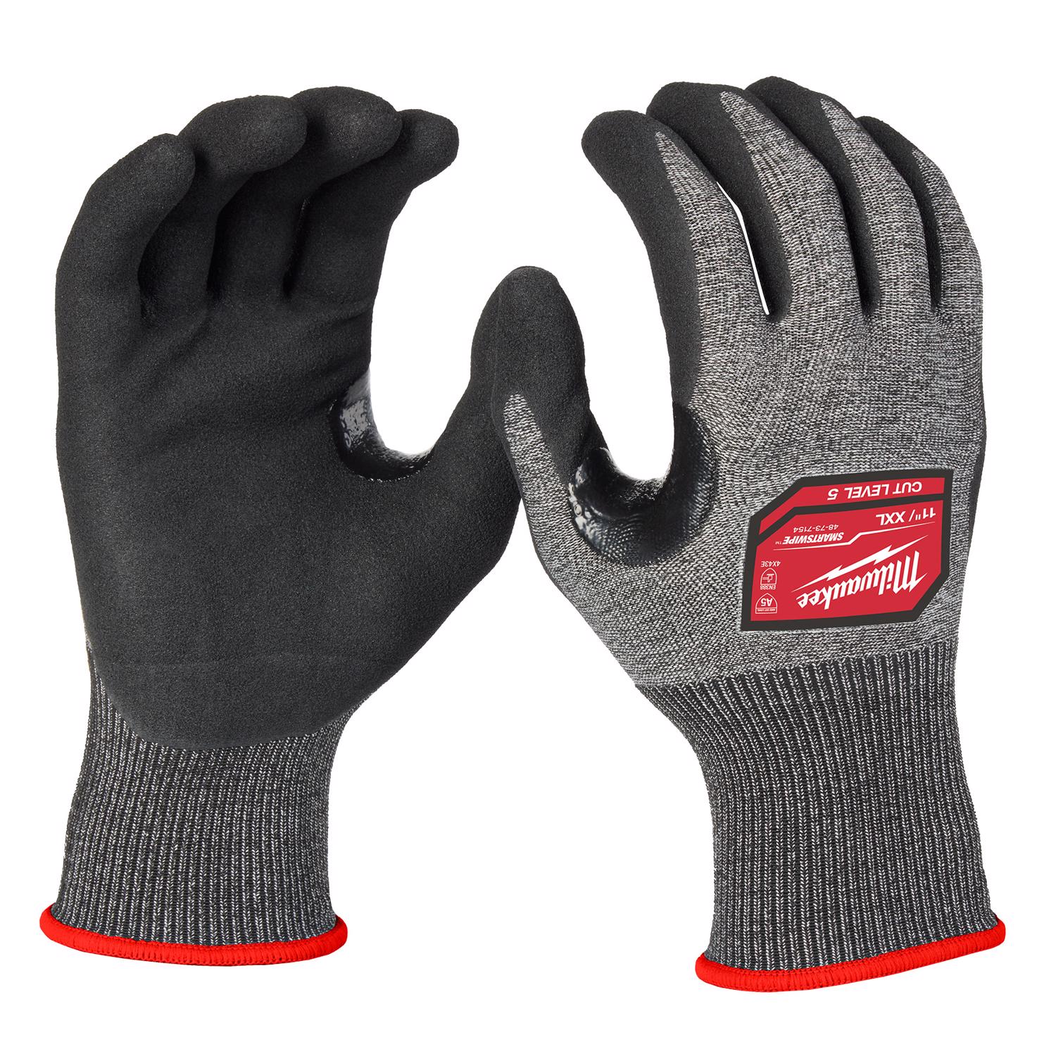 Milwaukee Cut Level 5 High-Dexterity Nitrile Dipped Gloves - XXL - 48-73-7154