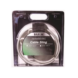 Baron 1/4-3/8 in. D X 6 ft. L Galvanized Steel Cable Sling
