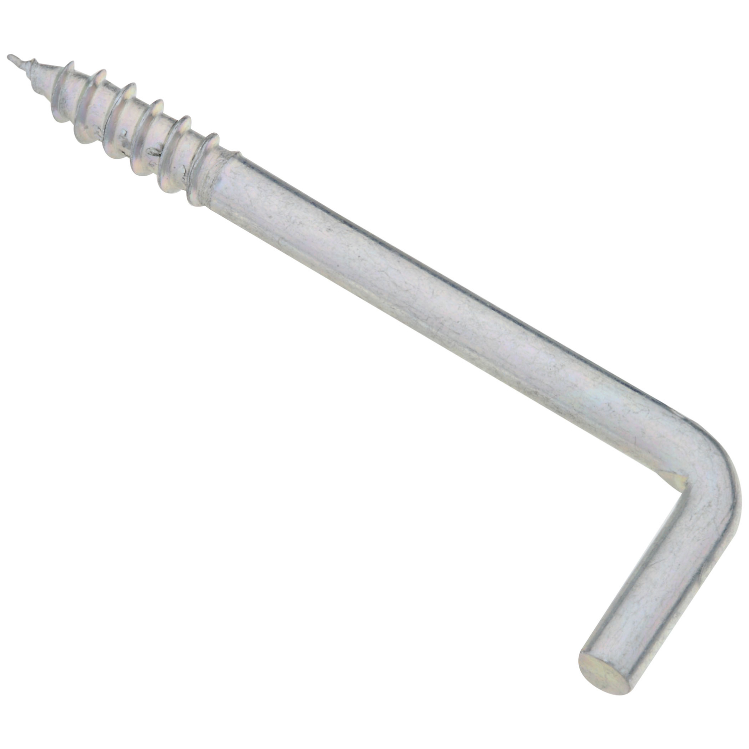 National Hardware Medium Zinc-Plated Silver Steel 2-5/8 in. L Square Bend Hook 1 pk