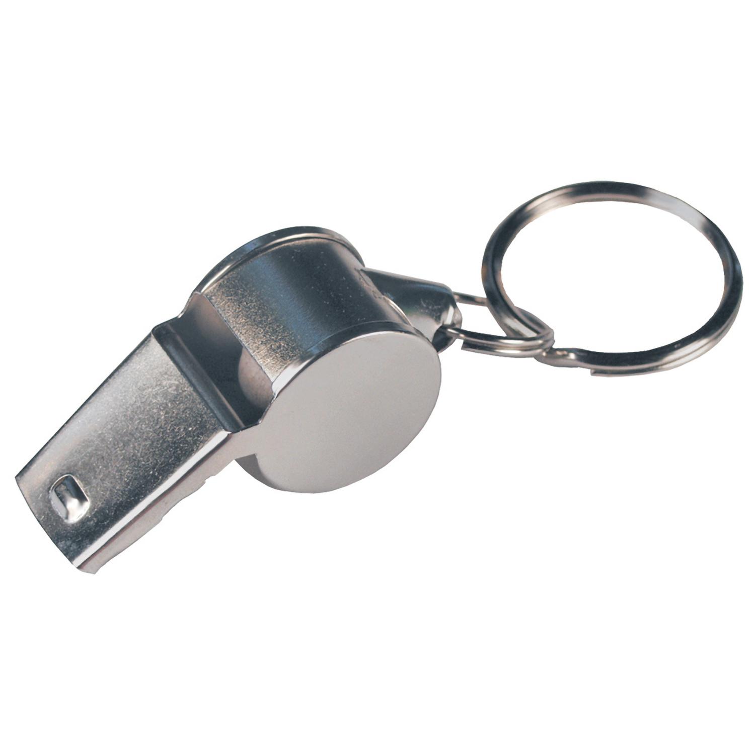 HILLMAN Metal/Plastic Silver Whistle Keychain Mfr# 701316 - Ace