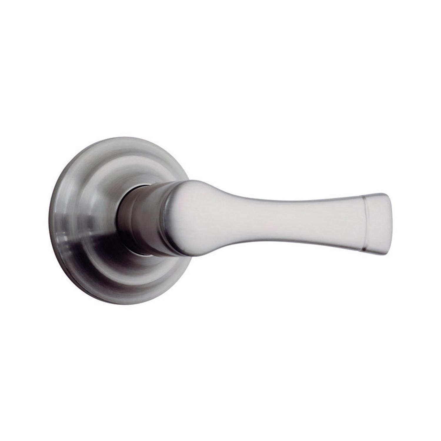Brinks Push Pull Rotate Harper Satin Chrome Privacy Lock KW1 1.75 in.