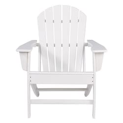 Signature Design by Ashley Sundown Treasure White HDPE Frame Adirondack Armchair