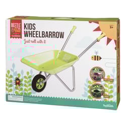 Toysmith Beetle & Bee Wheelbarrow Toy Multicolored