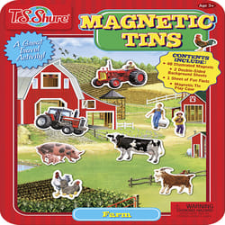 T.S. Shure Farm Magnetic Tin Playset Multicolor