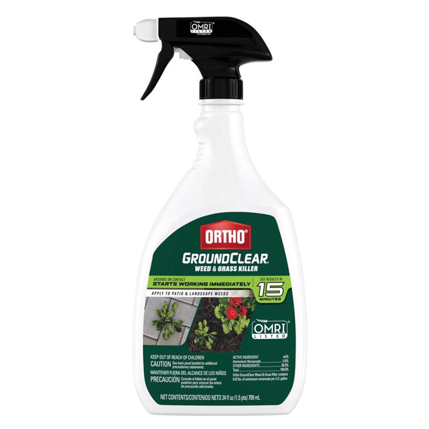 Ortho GroundClear Weed and Grass Killer RTU Liquid 24 oz Mfr