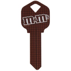 HILLMAN M&Ms House/Office Key Blank 66 Single For Kwikset Locks Brown