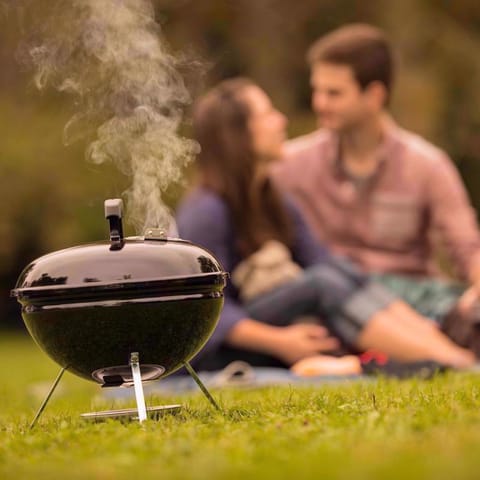 Weber 14 in. Smokey Joe Charcoal Grill Black Mfr# 10020 - Ace Hardware