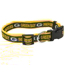 Pets First Team Colors Green Bay Packers Nylon Dog Collar Small