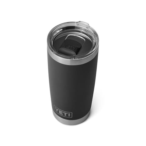 YETI Rambler 20 oz Black BPA Free Tumbler with MagSlider Lid Mfr