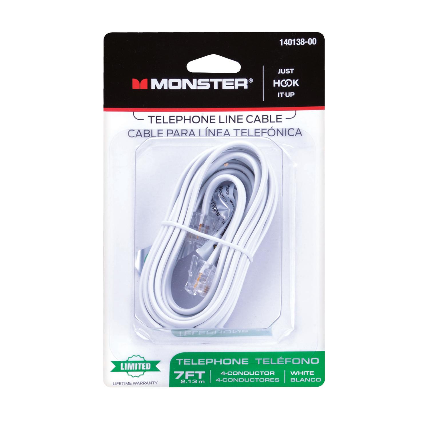Monster Just Hook It Up Modular Telephone Line Cable - Thumbnail 3