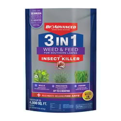 BioAdvanced Weed & Feed Southern Lawn Food For Multiple Grass Types 4000 sq ft