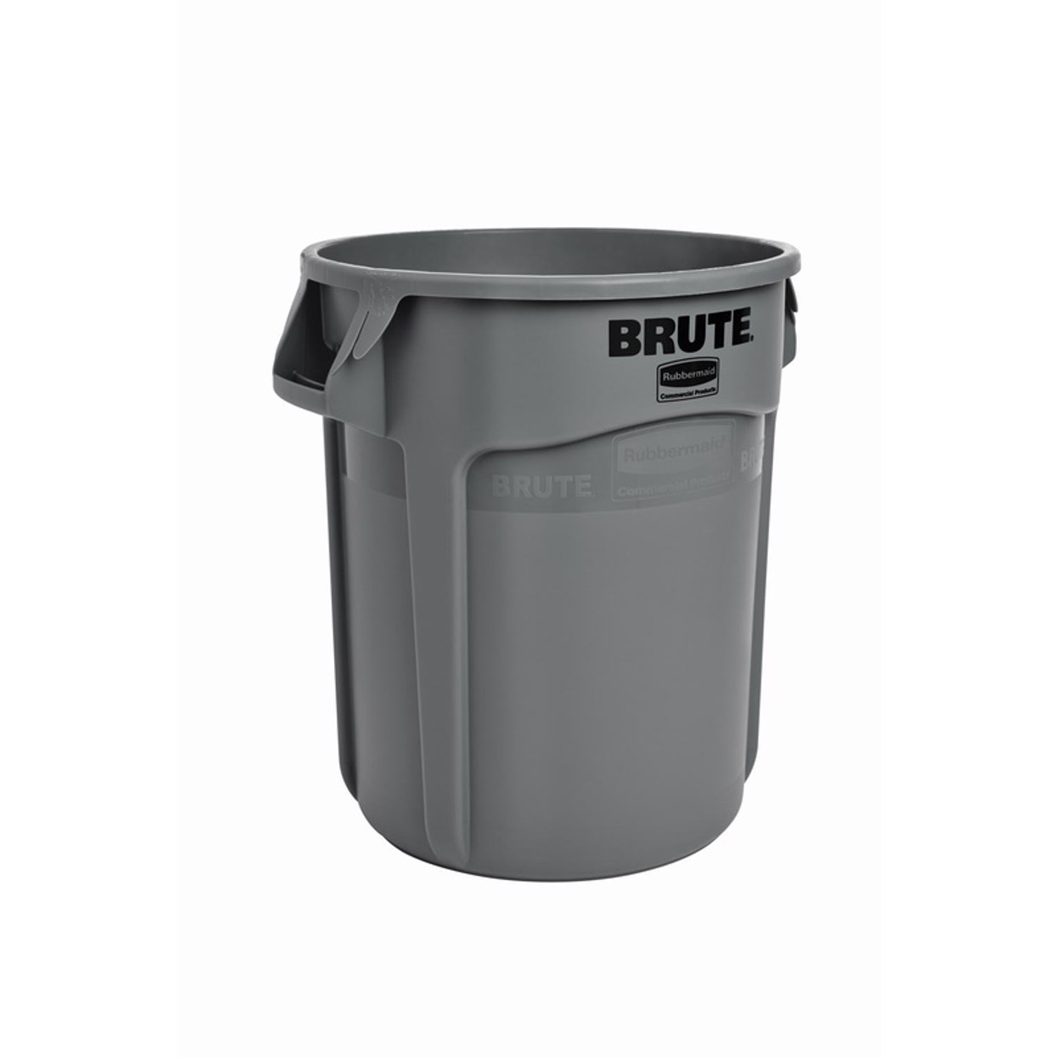 Rubbermaid Brute 20 gal Gray Plastic Garbage Can Mfr# FG262000GRAY