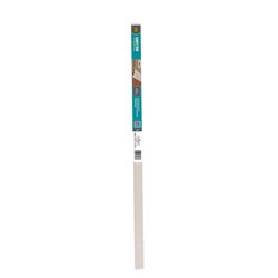 M-D Building Products 0.3 in. H X 1.375 in. W X 72 in. L Prefinished Almond Aluminum Carpet Trim