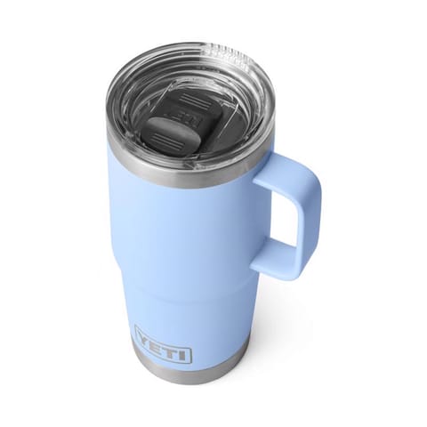 YETI Rambler 20 oz Big Sky Blue BPA Free Travel Mug Mfr