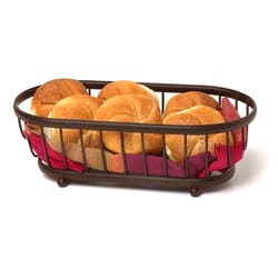 Spectrum Ashley 6.5 in. L X 12.75 in. W X 4.25 in. H Brown Bread Basket
