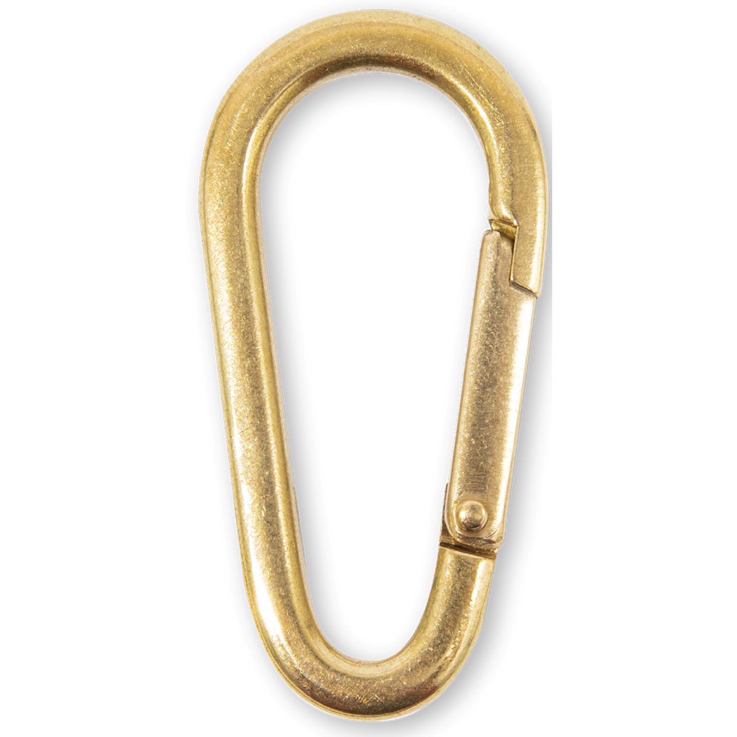 HILLMAN Sanitas Brass Assorted Black/Gold Clip/Hook Carabiner Mfr