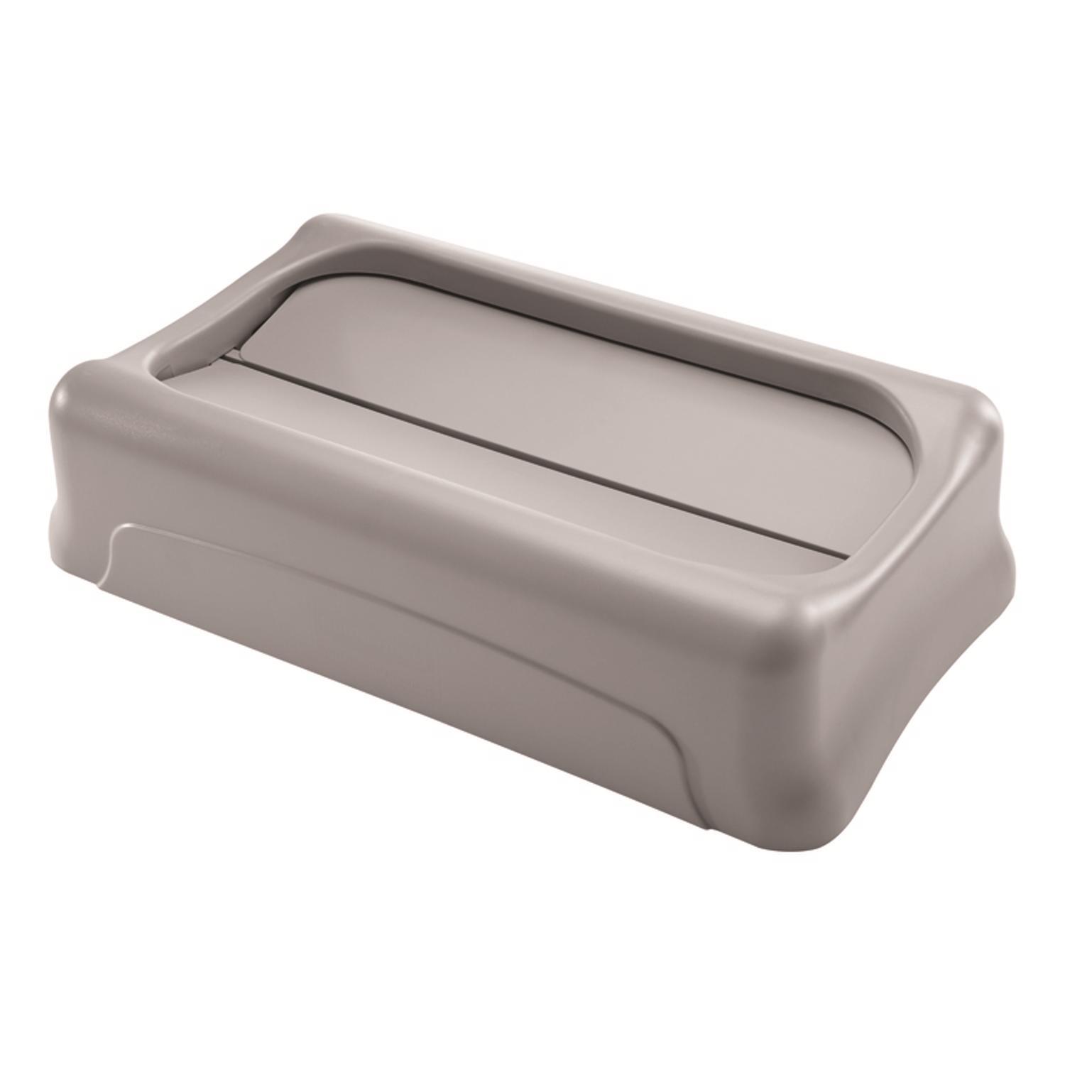 Photos - Wheelbarrow / Trolley Rubbermaid Slim Jim Resin 23 gal Garbage Can Lid FG267360GRAY 