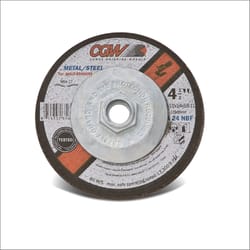 CGW 4-1/2 in. D X 7/8 in. X 1/4 in. thick Grinding Wheel 1 pc