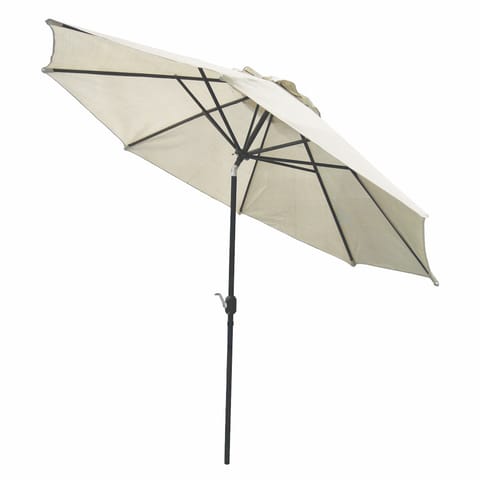 coolaroo fabric patio umbrella Outdoor Roller Shade with Wand x 104H in 132'' Market Umbrella