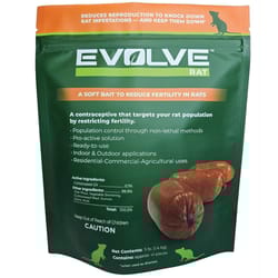 Evolve Rat Birth Control Non-Toxic Soft Bait Nuggets For Rats 3 lb 1 pk