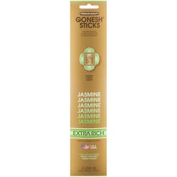 Gonesh Extra Rich Jasmine Scent Incense Sticks 1 oz Solid 20 pk