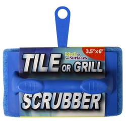 Jacent 3.5 in. W Plastic Handle Tile Scrubber