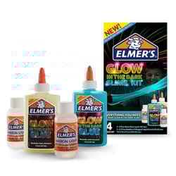 Elmer's Glow In The Dark Low Strength Glue Set 5 oz