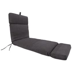 Jordan Manufacturing Gray Polyester Chaise Cushion 4 in. H X 22 in. W X 72 in. L