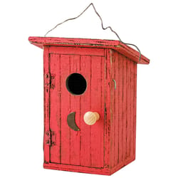 Songbird Essentials 7.28 in. H X 3.94 in. W X 4.92 in. L Wood Bird House