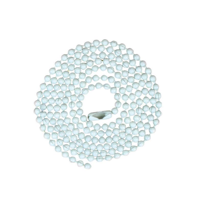 Specialty Hardw Chain Bead W/Con No 6 3Ft Wht 60373