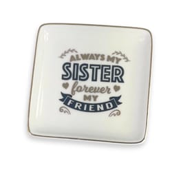 Trinket Dishes Sister Tray Ceramic 1 pk